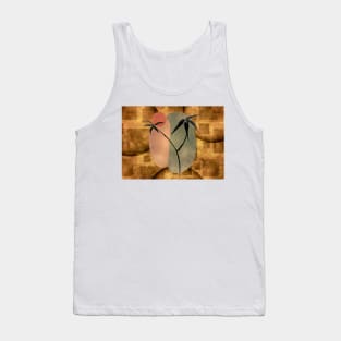 Bamboo Botanical Modern Art Tank Top